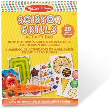 $2.64* | 20-pg Melissa & Doug Scissor Skills Activity Book w/ Pair of Child-Safe Scissors at Amazon
