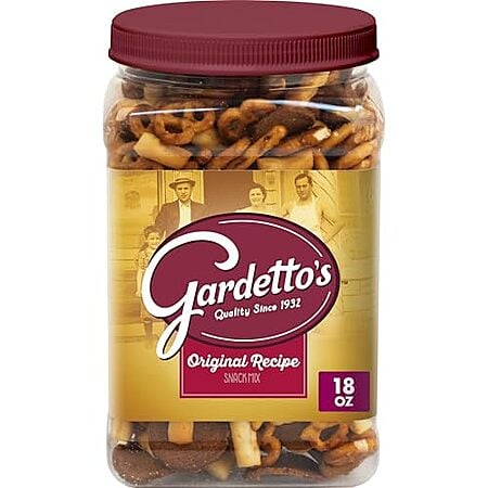 [S&S, AC] $22.15 | 5 × 18-Oz Gardetto's Snack Mix (Original) ($4.43 each) at Amazon
