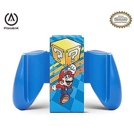 $6.98* | PowerA Joy-Con Comfort Grip for Nintendo Switch (Mystery Block Mario) at Amazon