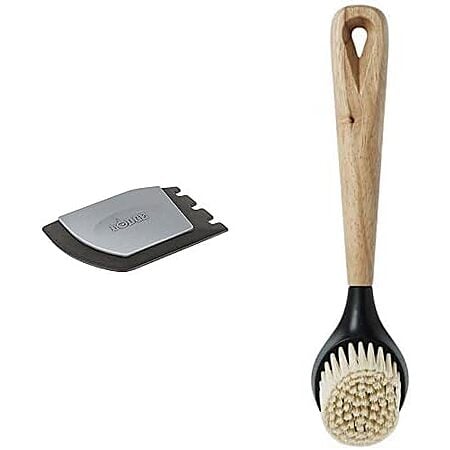 $11.50 | Lodge Deluxe Pan Scraper and Lodge Scrub Brush Set at Amazon