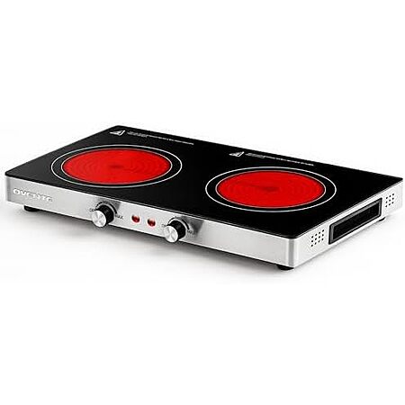 [AC] $43.12 | OVENTE Infrared Ceramic Double Burner, 1800W at Amazon