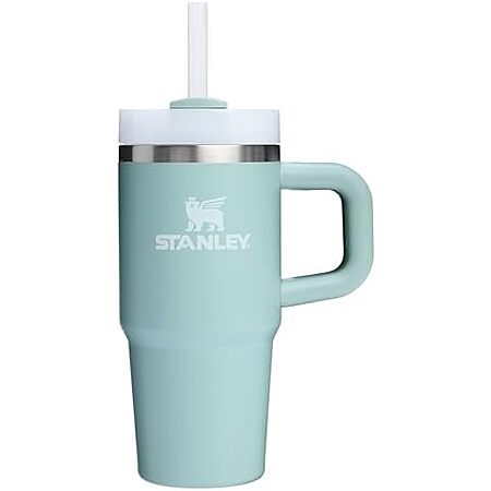 $12.50* | 14oz. STANLEY Quencher H2.0 Tumbler w/ Handle & Straw (Seafoam) at Amazon