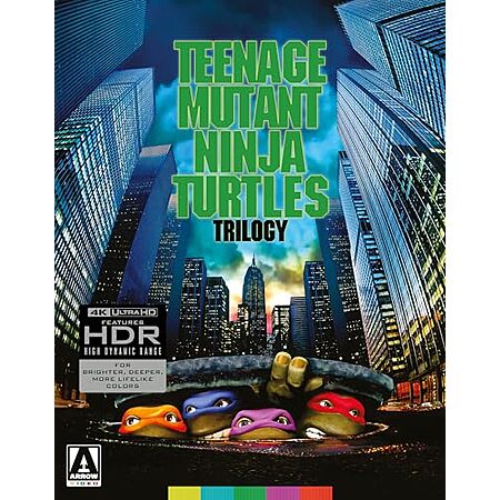 $49.99* | Teenage Mutant Ninja Turtles Trilogy: Limited Edition (4K Ultra HD) at Amazon