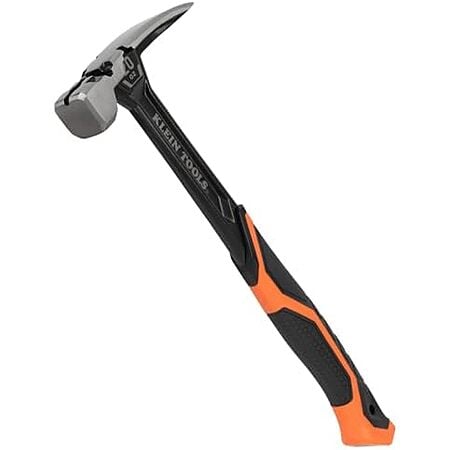 $22.98* | 20-Oz Klein Tools Smooth Face Steel Framing Hammer w/ Straight Claw at Amazon
