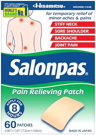 [S&S, AC] $6.20* | 60-Count Salonpas Muscle Soreness Pain Relieving Patch at Amazon