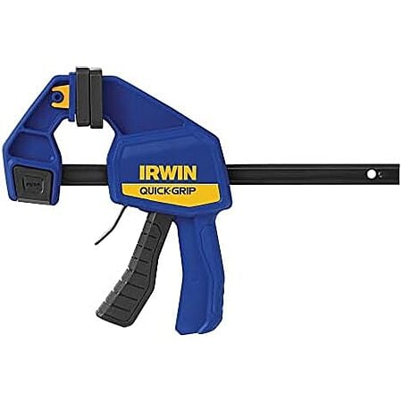 $9.99* | 6" IRWIN QUICK-GRIP Medium-Duty Bar Clamp (1964717) at Amazon