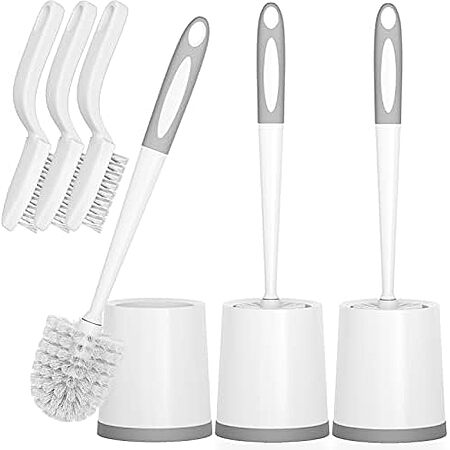 [Prime] $12.99* | 3-Pack Holaloha Toilet Brush Set (Toilet Brush, Small Cleaning Brush, Holder) at Amazon