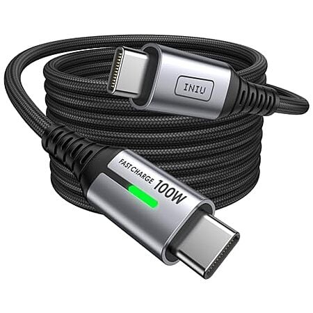 [AC] $3.97 | INIU 100W 6.6-Ft USB-C to USB-C Fast Charging Cable at Amazon
