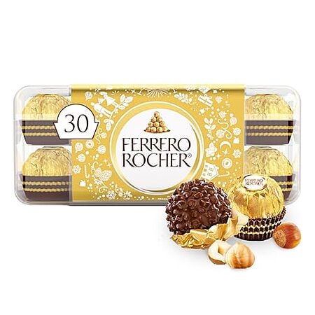 $10.23 | 13.2-Oz Ferrero Rocher Premium Gourmet Milk Chocolate Hazelnut Candy Gift Box at Amazon