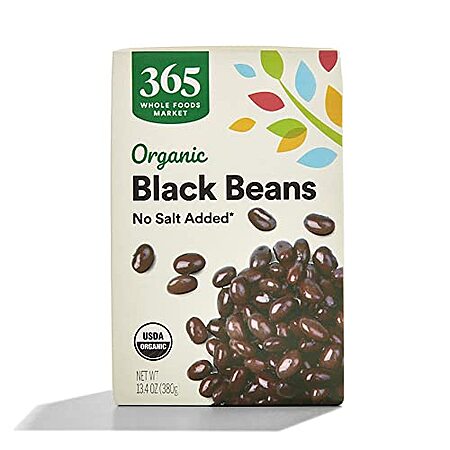 [S&S] $0.87* | 13.4-Oz 365 by Whole Foods Market Organic Unsalted Black Beans at Amazon