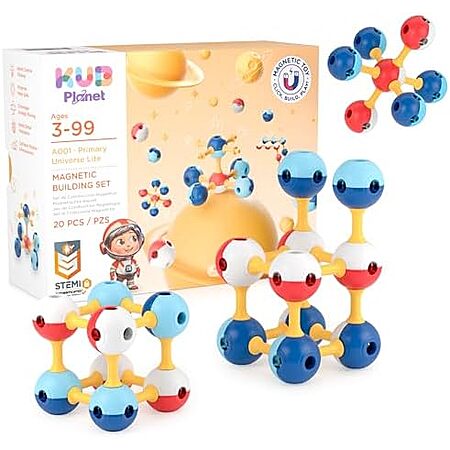 [YMMV, AC] $11.36* | 20-Piece KUB Planet Magnetic Building Set for Kids at Amazon