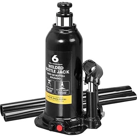 $20.37* | Torin 6 Ton / 12,000 LBs Capacity Hydraulic Welded Bottle Jack (Black) at Amazon