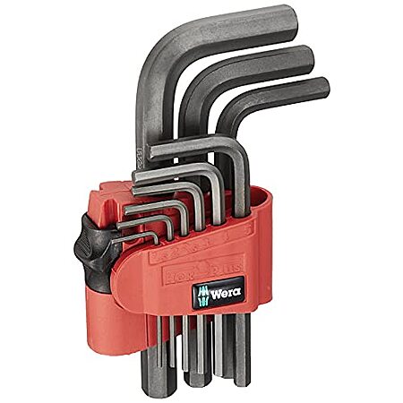 $7.20* | 9-Piece Wera L-Key-Set for 950/9 BM N Metric at Amazon