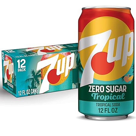 [AC] $15.09 | 3 × 12-Pack 12-Oz 7UP Zero Sugar Tropical Flavor ($5.03 each) at Amazon