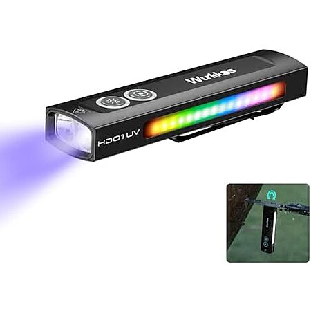 [AC] $29.99* | Wurkkos HD01UV ‎1200 Lumen Multifunctional EDC Flashlight w/ 365nm UV Light at Amazon