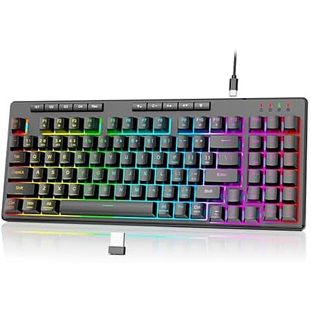 [AC] $26.99* | 94-key Redragon K517 RGB Backlit Pro Wireless Gaming Keyboard at Amazon