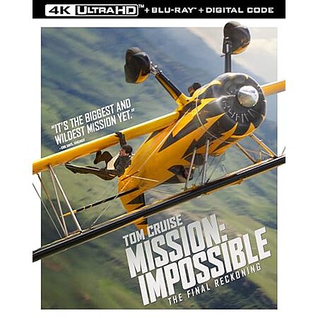 [YMMV, AC] $17.47 | Mission: Impossible - The Final Reckoning (4K Ultra HD + Blu-ray + Digital) at Amazon