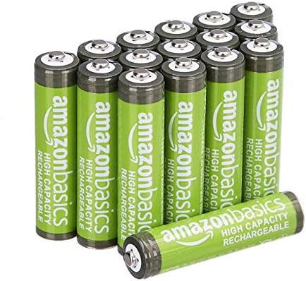[S&S] $7.98* | 16-Pk Amazon Basics Rechargeable 1.2V 850mAh AAA NiMh High-Capacity Batteries at Amazon