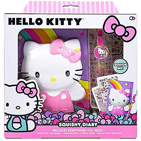 [AC] $10.79 | Hello Kitty Create Your Own Squishy Diary at Amazon