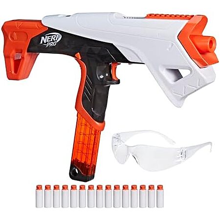 [YMMV, AC] $6.75 | Nerf Pro Torrent Half-Length Dart Blaster w/ 15 Dart Ammo & Protective Eyewear at Amazon