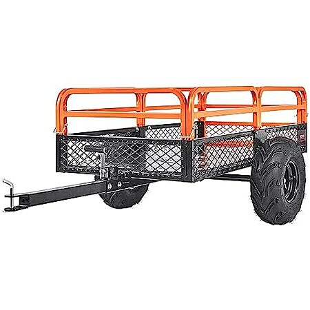$199.90* | 15-cu-ft VEVOR ATV UTV Trailer Tow Behind Dump Cart at Amazon