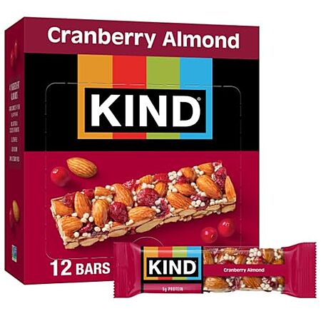 [SnS, AC] $8.71 | 12-Pack 1.4-Oz KIND Bars (Cranberry Almond) at Amazon
