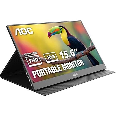 $49.99* | 15.6" AOC 16T20 1080p FHD IPS Portable Monitor w/ Smart Cover at Amazon