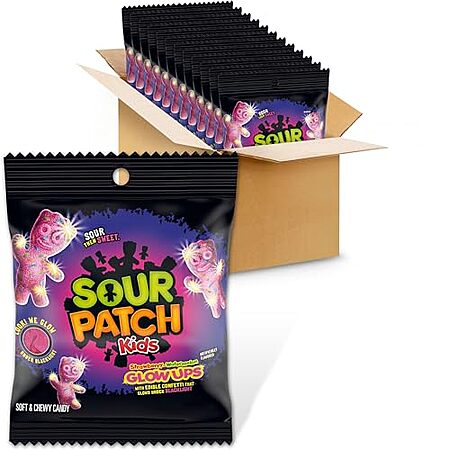 [SnS, AC] $6.20* | 12-Pack 3.08-Oz Sour Patch Kids Glows Ups Soft & Chewy Candy at Amazon