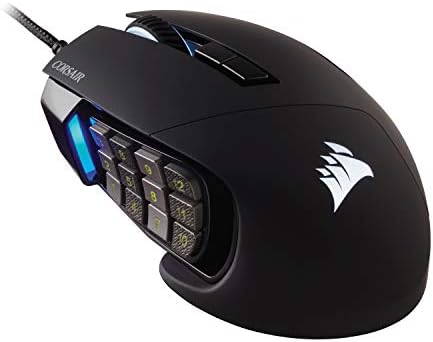 $49.99 | Corsair Scimitar RGB Elite Wired MOBA/MMO Gaming Mouse (Black) at Amazon
