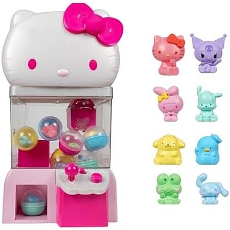 $24.73* | Jazwares Hello Kitty and Friends 12" Claw Machine w/ 8 Collectible Mini Figures at Amazon