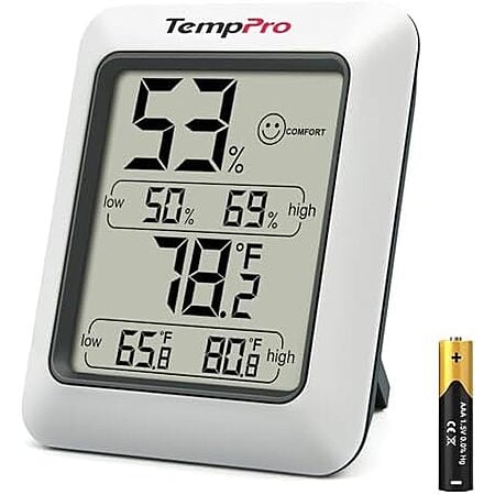 [Prime, AC] $9.49* | ThermoPro TP50 Digital Hygrometer Indoor Thermometer & Humidity Gauge at Amazon