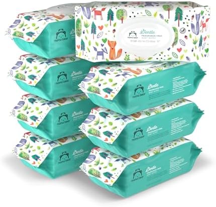 [SnS, AC] $12.93* | 8-Pack 100-Count Mama Bear Gentle Fragrance Free Baby Wipes at Amazon