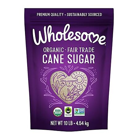 [SnS, AC] $9.83* | 10-Lb Wholesome Organic Cane Sugar at Amazon