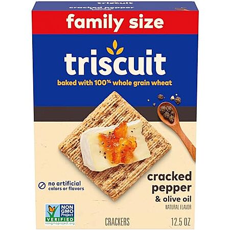 [SnS, AC] $2.35* | 12.5-Oz Triscuit Whole Grain Wheat Crackers (Cracked Pepper & Olive Oil) at Amazon