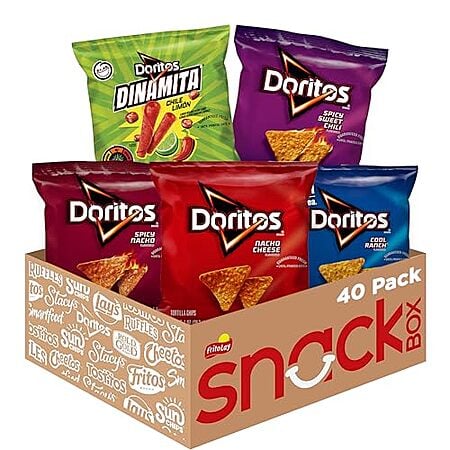 [SnS] $14.59* | 40-Count Doritos Flavored Tortilla Chips (Variety Pack) & More at Amazon (36.5￠ each)