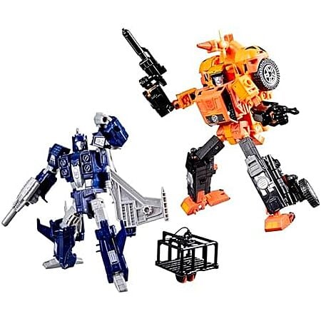 $48.49 | Transformers Age of The Primes Wreck 'n Doom Collection 2-Pack, 7.5-Inch Autobot Sandstorm and 5.5-Inch Slugslinger Action Figures (Amazon Exclusive) at Amazon