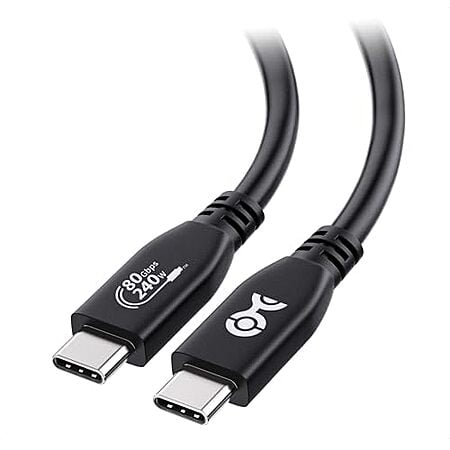 $19.99* | 4.9' Cable Matters USB-IF Certified 80Gbps 240W USB 4 Thunderbolt Cable at Amazon