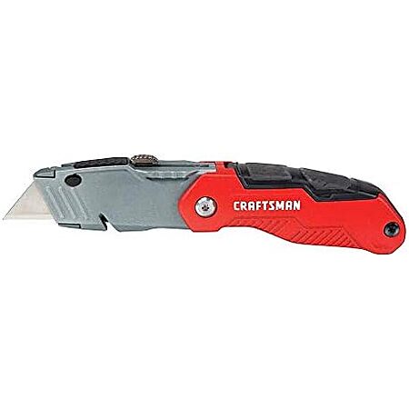 $6.82 | CRAFTSMAN Utility Knife, Folding & Retractable (CMHT10932) + 10% Back w/ Prime Visa Card at Amazon