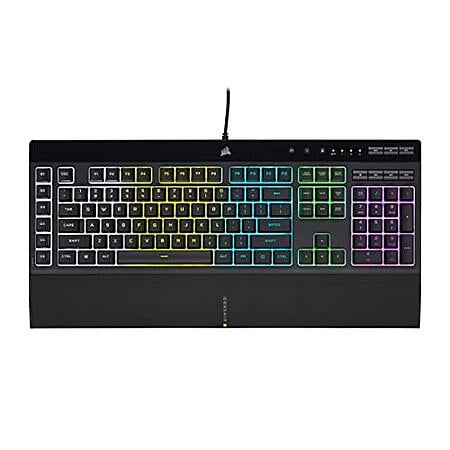 [Lightning Deal] $39.99 | Corsair K55 RGB PRO Membrane Wired Gaming Keyboard at Amazon