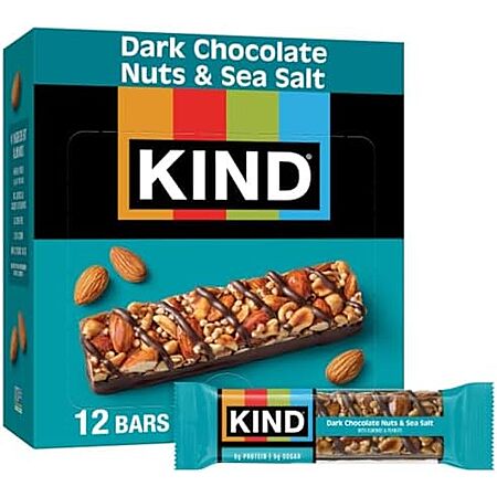[SnS] $9.49 | 12-Count 1.4-Oz KIND Bars (Dark Chocolate Nuts and Sea Salt) at Amazon (79.1￠ each)