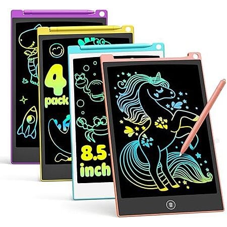 [Prime] $5.99* | 4-Pk 8.5" TECJOE LCD Drawing & Writing Board at Amazon