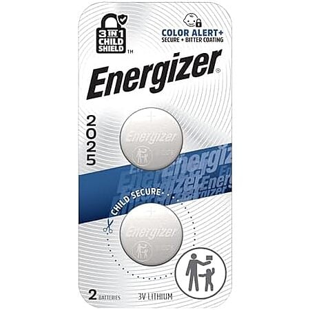 [SnS, AC] $2.13* | 2-Pack Energizer CR2025 3V Lithium Coin Batteries at Amazon