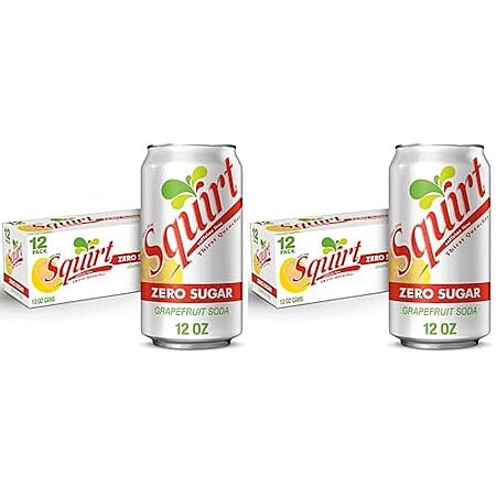 $10 | 24-Pack 12-Oz Squirt Zero Sugar Grapefruit Soda at Amazon