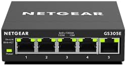 $17.98* | Netgear 5-Port Gigabit Managed Essential Ethernet Switch (10/100/1000Mbps) at Amazon