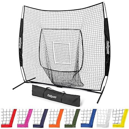 $34.42 | GoSports 7 x 7 ft Baseball & Softball Nets at Amazon