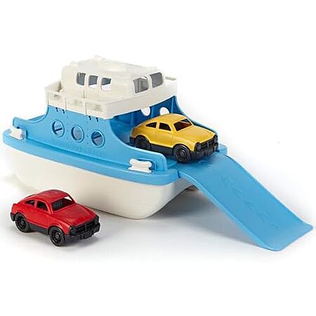 $11.98* | Green Toys Ferry Boat with Mini Cars Bathtub Toy (Blue/White) at Amazon