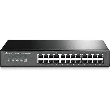 $64.99* | TP-Link 24-Port Unmanaged Gigabit Desktop/Rackmount Ethernet Metal Switch at Amazon