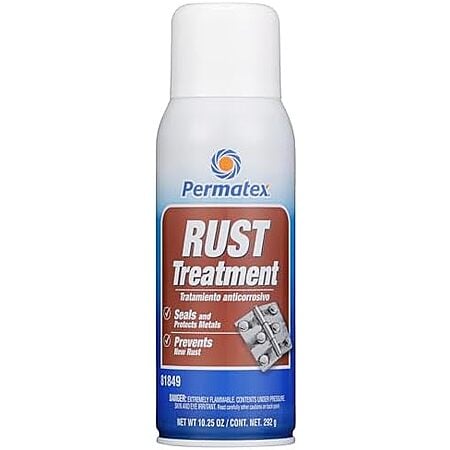 $11.79 | 10.25-Oz Permatex 81849 Rust Treatment Aerosol Can at Amazon