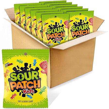 [SnS, AC] $8.12 | 12-Pack 3.6-Oz Sour Patch Kids Original Soft & Chewy Candy at Amazon