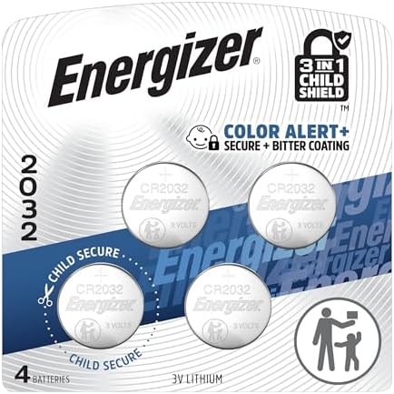 [SnS, AC] $3.36* | 4-Ct Energizer CR2032 Batteries at Amazon (84￠ each)